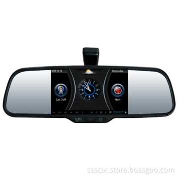 5 Inch Rearview Mirror Camera Car GPS DVR with Capacitive Touch 800*480